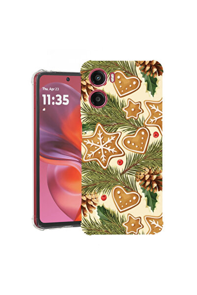 bestcase Carcasă antișoc pentru Motorola Moto G06, Xmas Pattner, 2078499 AS 1368