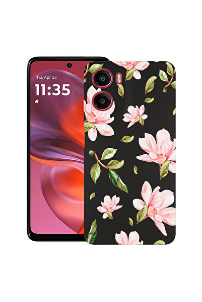 bestcase Carcasă ultra subțire TPU pentru Motorola Moto G06, Colecția Flori, ...