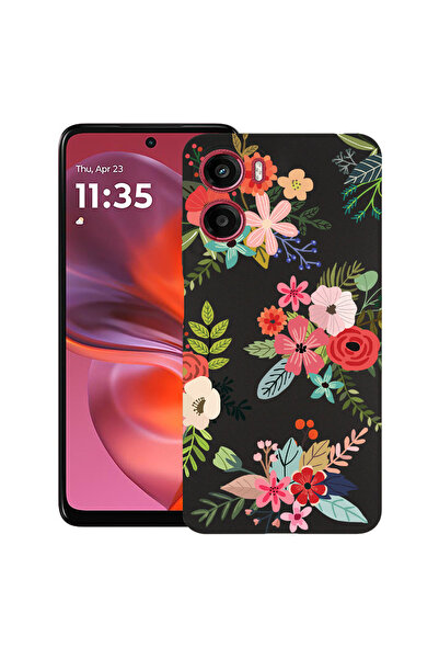 bestcase Carcasă ultra subțire TPU pentru Motorola Moto G06, flori, 2082906 B...