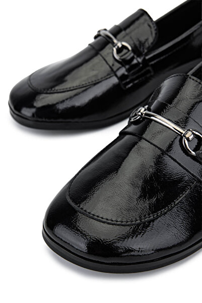 Tamer Tanca Дамски обувки от естествена кожа, черни, с каучукова подметка