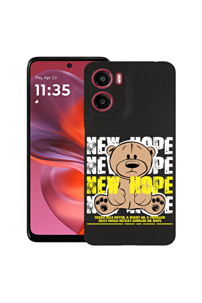 bestcase Carcasă ultra subțire TPU pentru Motorola Moto G06, Teddy Bear New H...