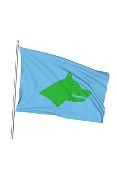 ÇELİKONLİNE BAYRAK Göktürk İmparatorluğu Bayrağı Raşel Kumaş 50x75CM