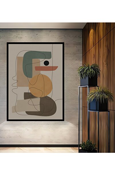 Teona Ahşap Tablou decorativ din lemn dreptunghiular, compoziție de artă abst...