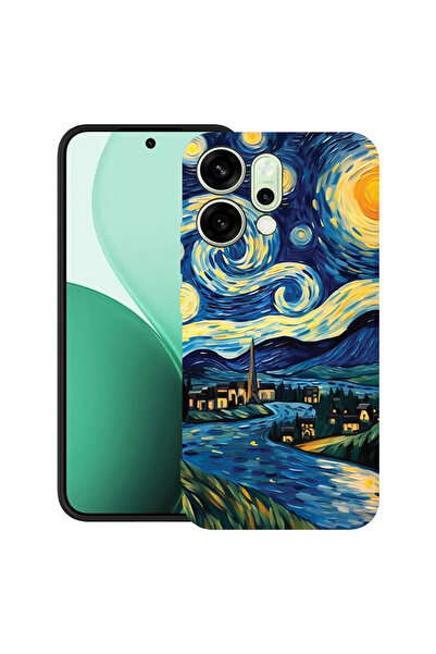 bestcase Carcasă ultra subțire TPU pentru Oppo Reno14 5G, Starry Night, 20828...