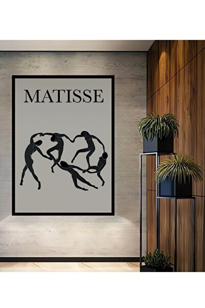 Teona Ahşap Tablou decorativ din lemn dreptunghiular armonie cu dansul lui Matisse aspect cadru