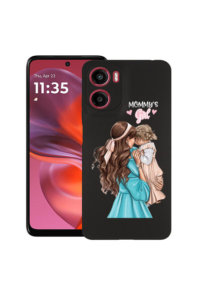 bestcase Carcasă ultra subțire TPU pentru Motorola Moto G06, Mommy's Girl, 20...