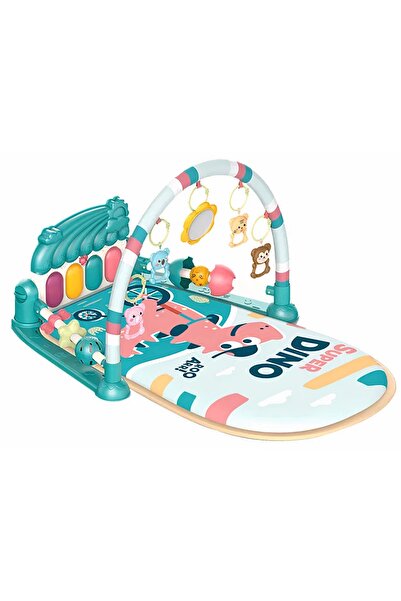 Robentoys Covoraș de joacă + pian cu baterii, pentru bebeluși