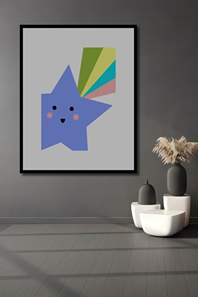 Teona Ahşap Tablou decorativ din lemn dreptunghiular cu aspect de cadru cu cu...