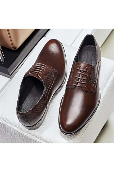 Modlet.ro Pantofi eleganți din piele maro pentru bărbați MOD11911