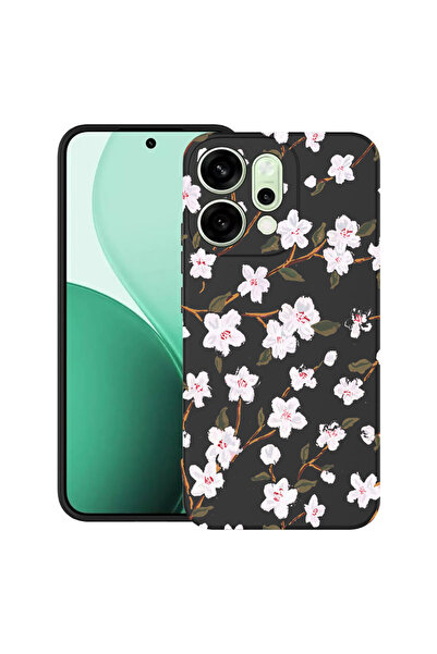 bestcase Carcasă ultra subțire TPU pentru Oppo Reno14 5G, floare de primăvară...