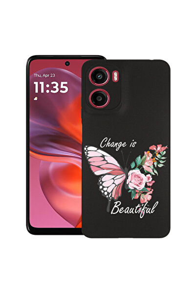 bestcase Θήκη TPU εξαιρετικά λεπτή για Motorola Moto G06, Change is Beutiful,...