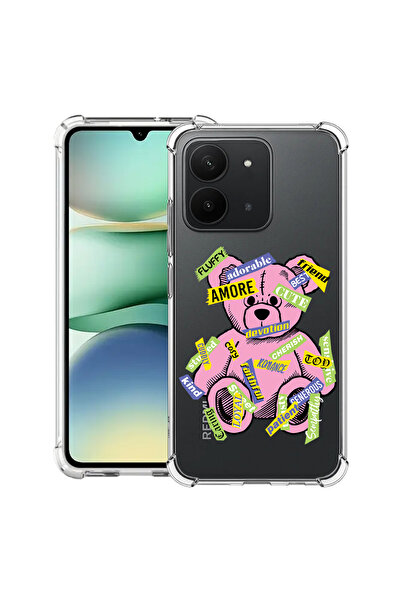 bestcase Carcasă antișoc pentru Xiaomi Redmi 15C 4G (171 mm), Teddy Bear Amou...