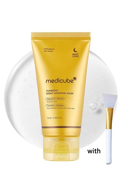 MEDIC Turmeric Night Mask 75ml, Overnight Mask, Hydrolyzed Collagen Nourishes Dark, Uneven Skin,