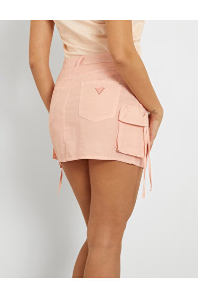 Guess Fustă mini Guess, roz