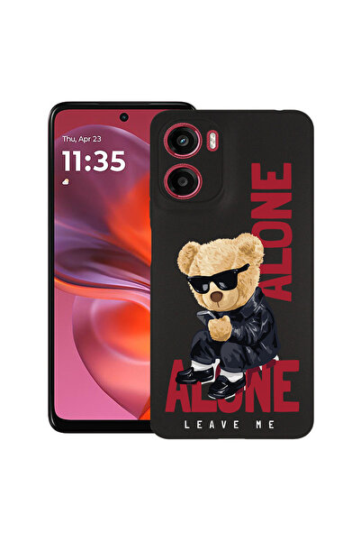 bestcase Carcasă ultra subțire TPU pentru Motorola Moto G06, Leave Me Alone T...