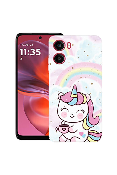 bestcase Carcasă ultra subțire TPU pentru Motorola Moto G06, Micul Unicorn, 2...