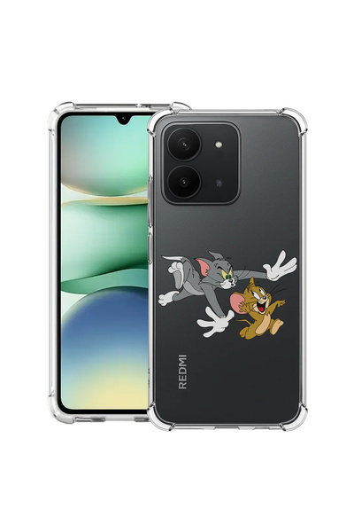 bestcase Carcasă antișoc pentru Xiaomi Redmi 15C 4G (171 mm), Tom și Jerry, 2...