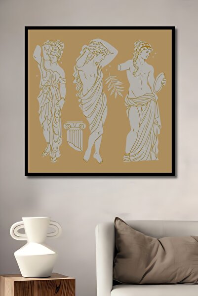 Teona Ahşap Tablou decorativ din lemn dreptunghiular Mitologia clasică Cântece religioase Aspect cadru