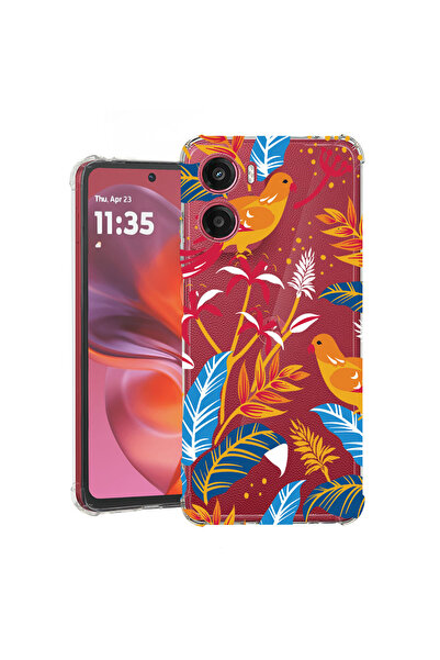 bestcase Αντικραδασμική θήκη για Motorola Moto G06, Colorful Birds, 2078499 A...