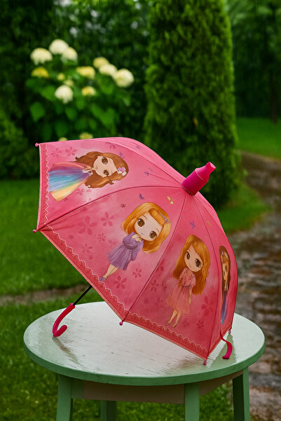 Silmarillion 71 CM!Çocuklara Yağmuru Sevdiren Katlanır Bardak Kılıflı Düdüklü Çocuk Şemsiyesi Yağmur Kış Sonbahar