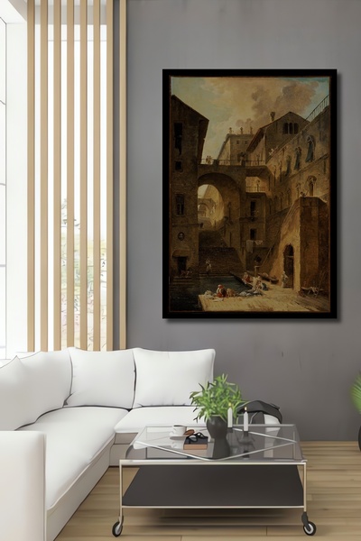 Teona Ahşap Tablou decorativ din lemn dreptunghiular, cu vedere în interiorul...