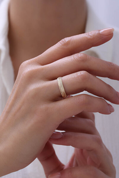 YAVUZ KUYUMCULUK 14 Ayar Altın Kalemli Alyans