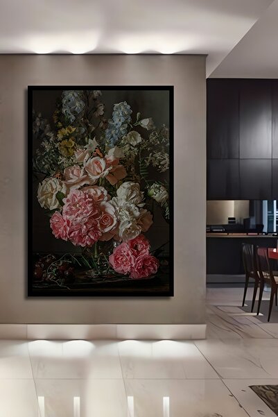 Teona Ahşap Tablou decorativ din lemn dreptunghiular Frumusețea florilor aspe...