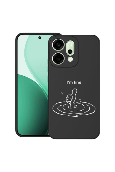 bestcase Carcasă ultra subțire TPU pentru Oppo Reno14 5G, I'm Fine, 2082899 B...