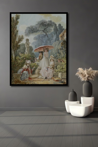 Teona Ahşap Tablă decorativă din lemn dreptunghiulară Aspect natural de cadru de conversație în grădină