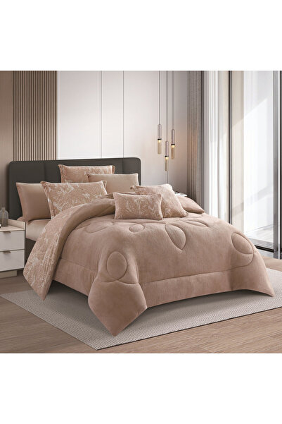 HOURS Horse Winter Bedspread, Fur and Velvet, Heavy Fill, Suitable for Single Bed Size 120 x 200 cm, 4 Pieces, 250 Stitches