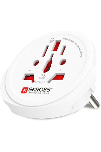 SKROSS 1500211-E World to Europe Single Adapter