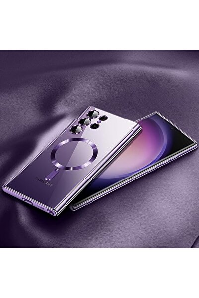 SKYDDAR INNOVATION Θήκη για Samsung Galaxy S25 Ultra, Luxury Shield Magsafe, σετ αυτοκόλλητων, Χρυσή