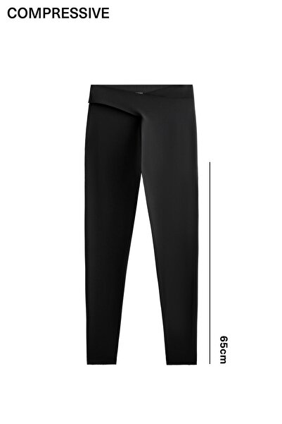 Oysho Compressive yüksek belli bilek hizasında cut out detaylı tayt