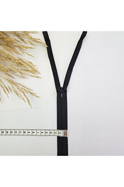 Kaf Kumaş Hidden Skirt Zipper |   Hidden Zipper Length: 50 cm Black