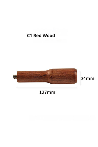 Choice10 C1 red wood M10 Portafilter Handle Solid Wooden Handle For Espresso ...