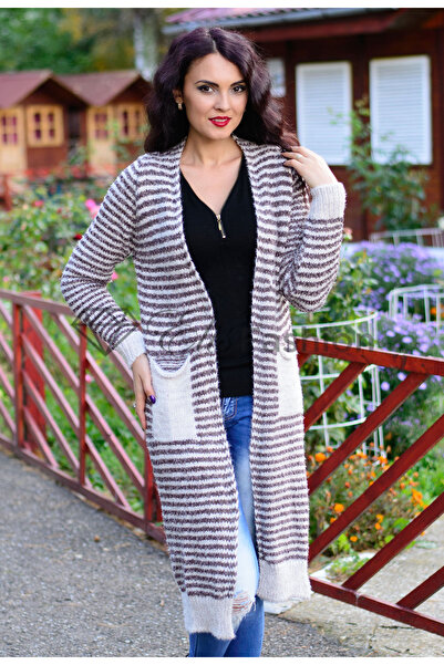 Elis Fashion Cardigan Brown Emotion