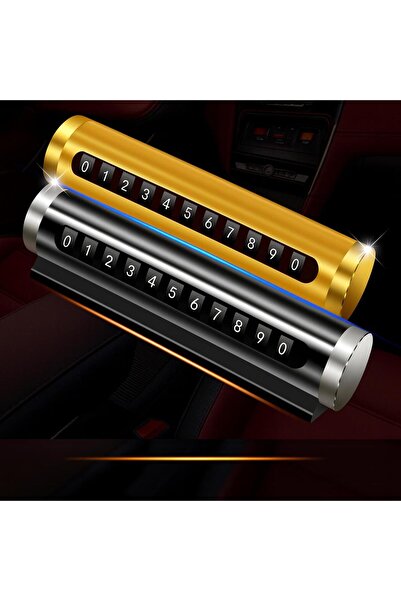 AutoFresh Twist-Adjustable Dashboard Cylinder Numberer – Temporary Parking Number Device