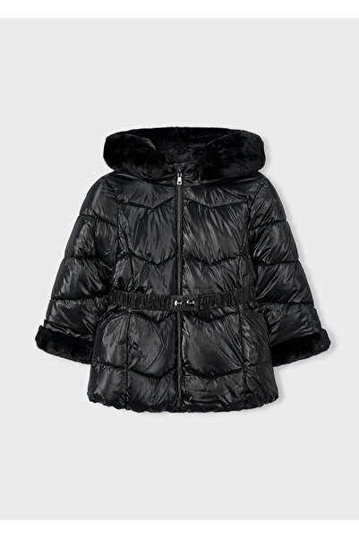 MAYORAL 4448-61 Girl's Black Coat