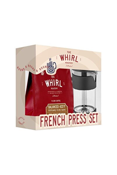 The Whirl Filtre Balanced 423°F Çekilmiş Kahve 250 gr + French Press Hediyeli