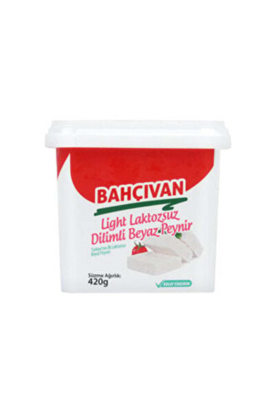 Bahçıvan Light Laktozsuz Dilimli Beyaz Peynir 420 Gr