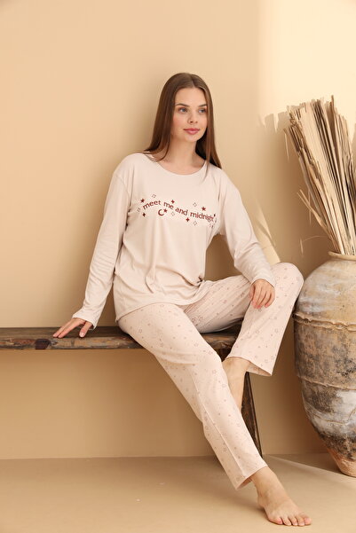 ELİTOL Midnight Cream Pajama Set