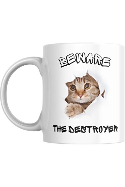 SiestaSafari كوب - قطة مضحكة احذر المدمر