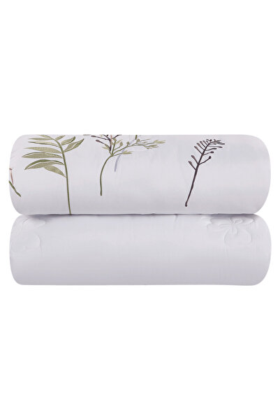 HOURS Horse Luxury Microfiber Summer Bedspread Embroidered for Double Bed Size 200x200 cm, 8 Pieces, 240 Stitches