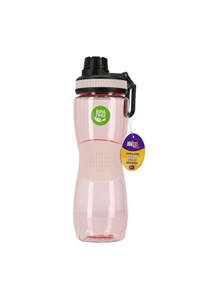 Strigo Water bottle with rubber sleeve, 600 ml, pink SSC377
