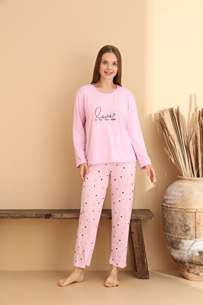ELİTOL Love Pink Pajama Set