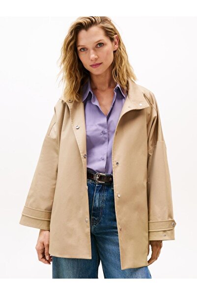 Tommy Hilfiger COTTON BLEND RLX JACKET Bej-S-M-Vizon