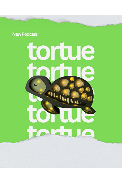 Butik Kaplumbağa Çocuk Pilli Gece Lambası/ Tortue