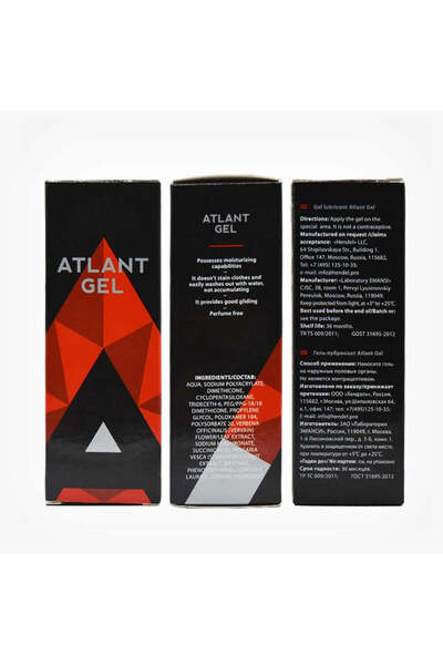 ATLANT GEL 50 ml – Gel for firm erections and delayed ejaculation
