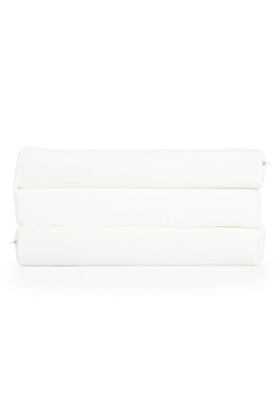 Hugzzz Snooze Pure White foldable travel mattress, anti-allergic cover, 120x60x6 cm
