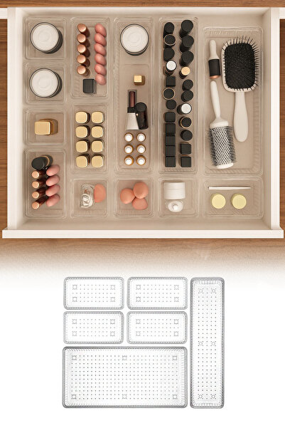 Kitchen Life Set od 6 komada organizatora za nakit, kutija za organizovanje n...